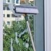 Long Handle Bathroom Floor Brush 1 In 1 Tile Cleaning Scrubber Floor Joint Gap Brush 181?Degree Rotatable Bathroom Cleaning Tool