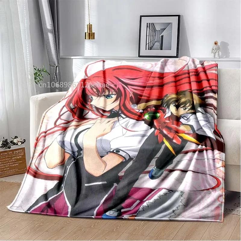 Cartoon Sexy Girl High School DxD Anime 3D Blanket Cover Flannel Blankets for Beds Sofas Warm Bed Sheet Soft Blanket