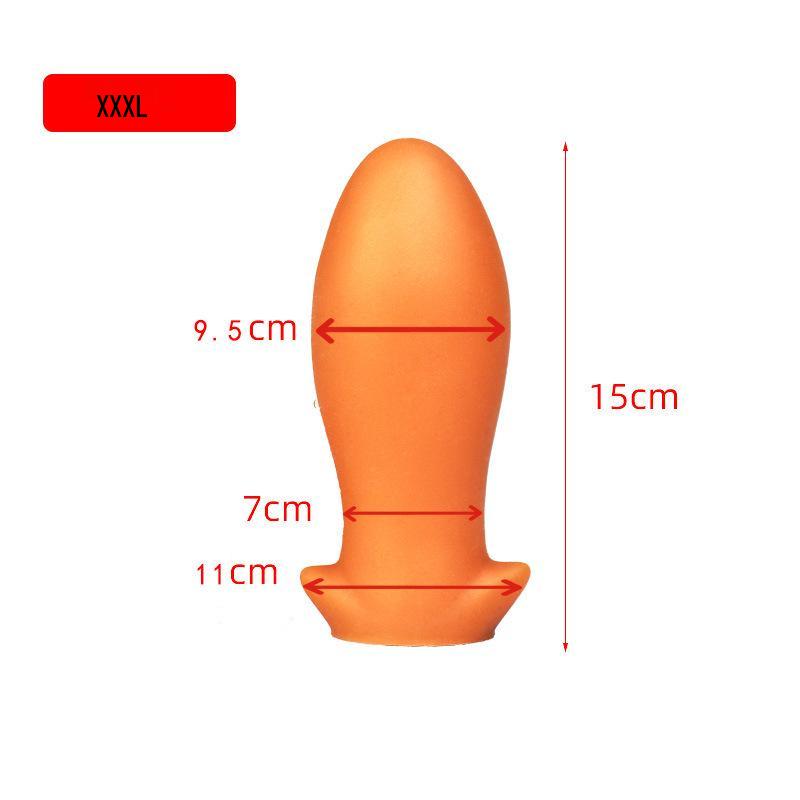 Liquid Silicone Dragon Egg Vaginal & Anal Plug - Portable and Popular