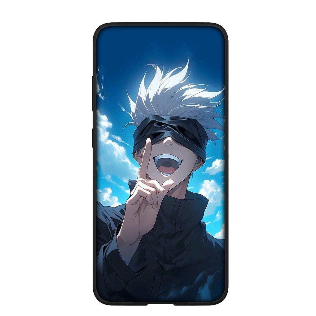 Phone Case for Samsung Galaxy S25 S24 S23 iPhone 16 15 Xiaomi Redmi Note 14 13 12 16E X 11 Pro Max OPPO Moto Huawei Gojo Satoru Jujutsu Kaisen Cover