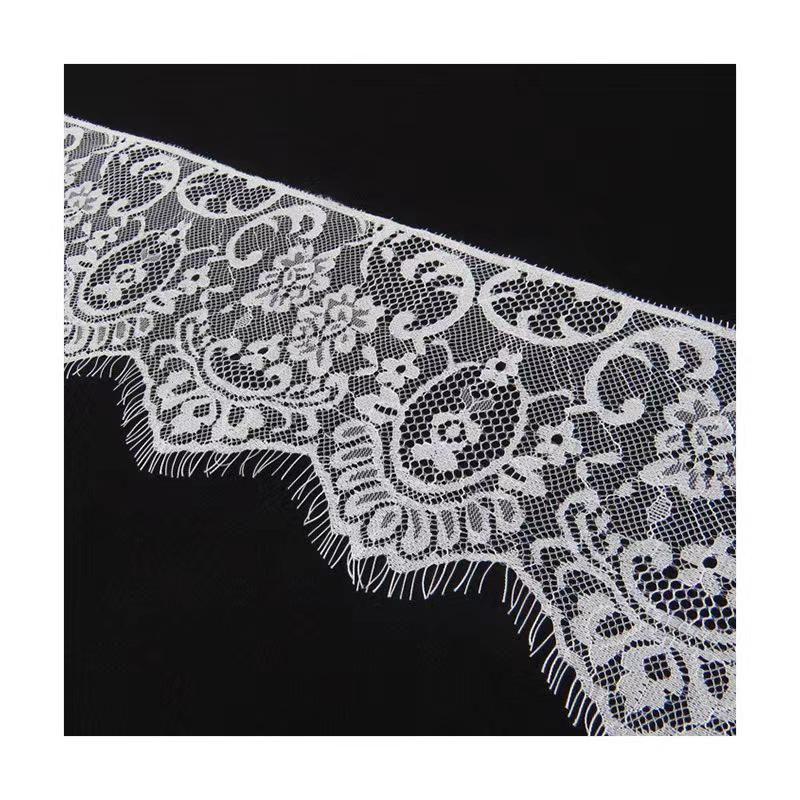 15CM Non-Elastic Eyelash Lace for Wedding Dress Skirts