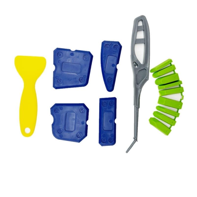 15Piece Sealant Application Tool Set Reusable Silicone Scrapers For Narrow Space Bathroom Kitchen Renovations