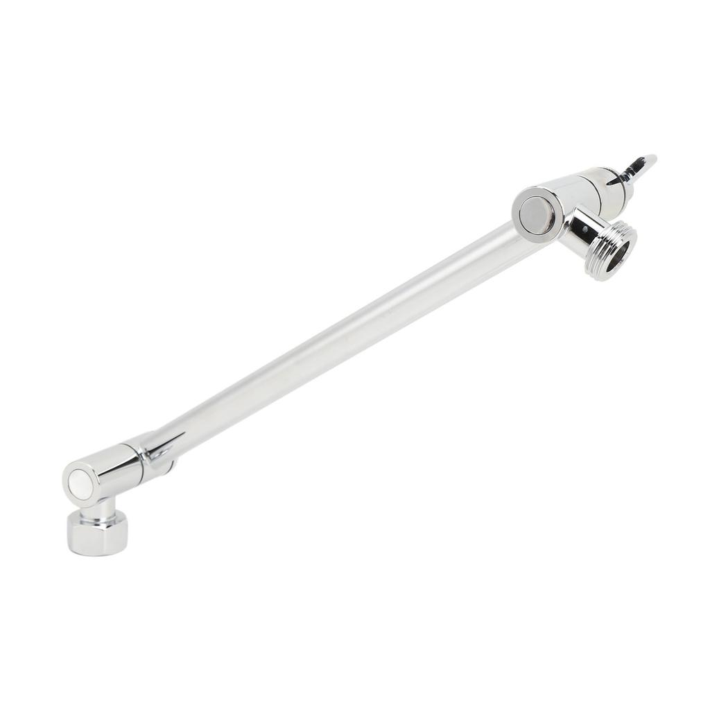 Shower Head Extension Arm Stainless Steel Adjustable Leakage Proof Shower Head Extender Bar for