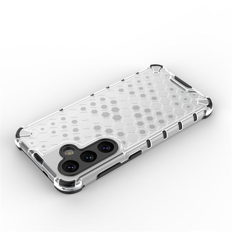 For Samsung Galaxy S24 Case Samsung Galaxy S24 Plus S24 Ultra Cover Honeycomb Style Shockproof TPU Armor PC Silicone Phone Case