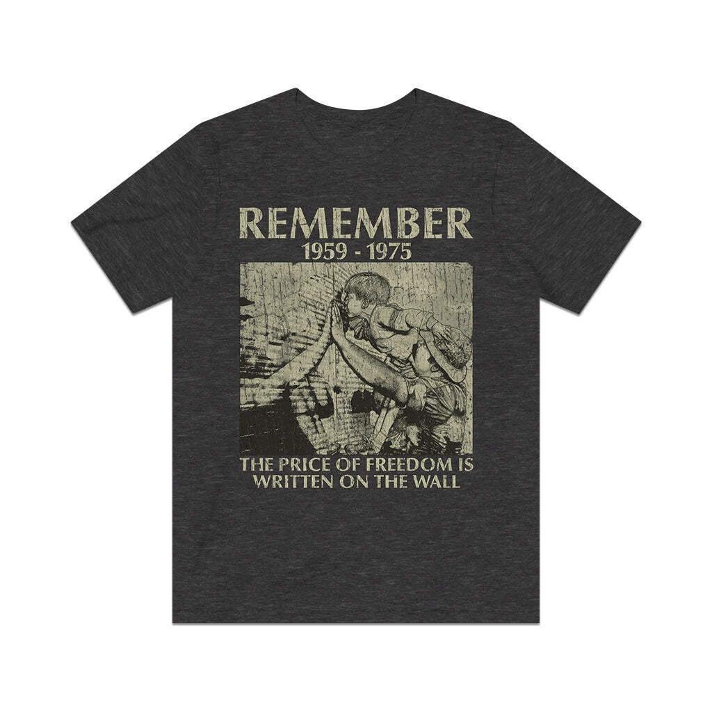 The Price of Freedom is Written on the Wall 1982 Vintage Men s T shirt S