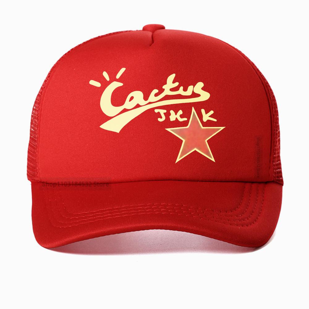 Cactus Jack Hip Hop mesh Baseball Cap Unisex Tour Couple Breathable Trucker Hat Adjustable Snapback Casual hat Adjustable