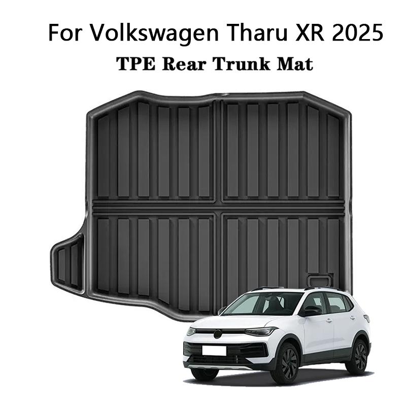 For VW Tharu XR 2025 Car Trunk Mat TPE 3D Trunk Anti-Scratch Protective Pads All Weather Waterproof Trunk Cargo Liner Trunk Pads