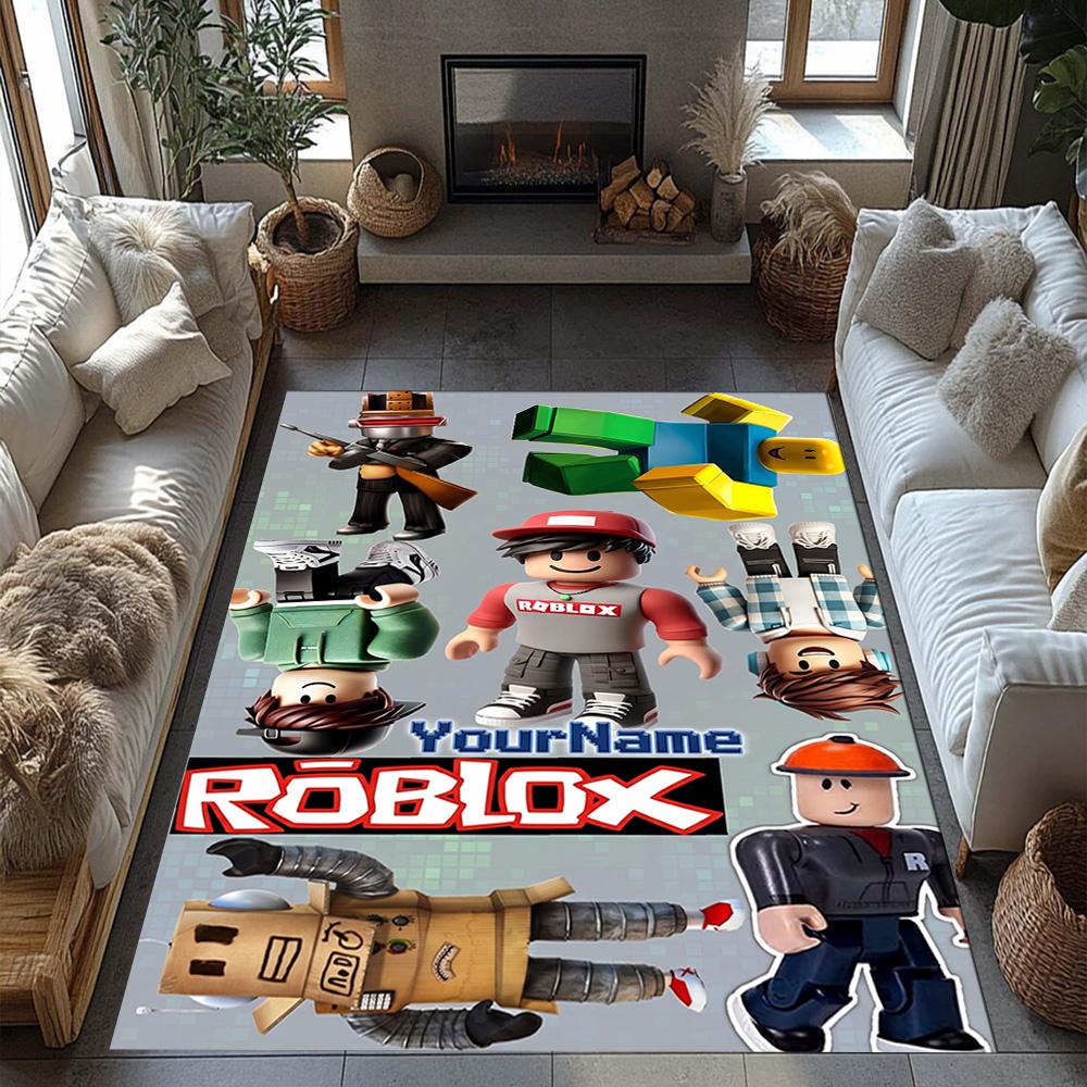 Roblox 261 Personalized Name Carpet Perfect for Dining Room Kitchen Playrooms Entryway Antislip Carpet Decorate Offices Gift for Festivals