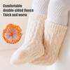 1 Paar Winter Warme Baby Mittelhohe Socken Dicke Weiche Kleinkindsocken mit Rutschfesten Dehnbaren Kinder Mittelhohe Thermosocken
