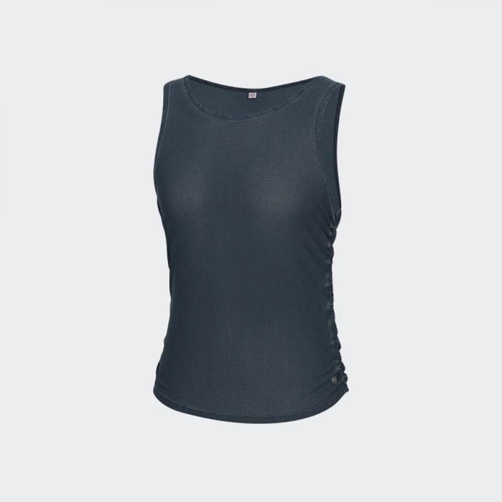 Huit Euro Jersey Washing Shirring Sleeveless Htwte4j03t