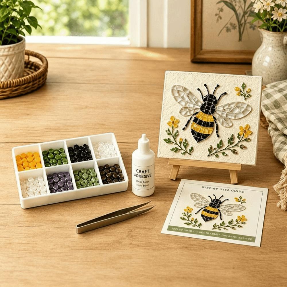 Kit Mosaico Fai da Te Facile per Principianti Forniture per Artigianato a Mosaico Kit Mosaico in Vetro Kit Decorazione Casa Per Principianti