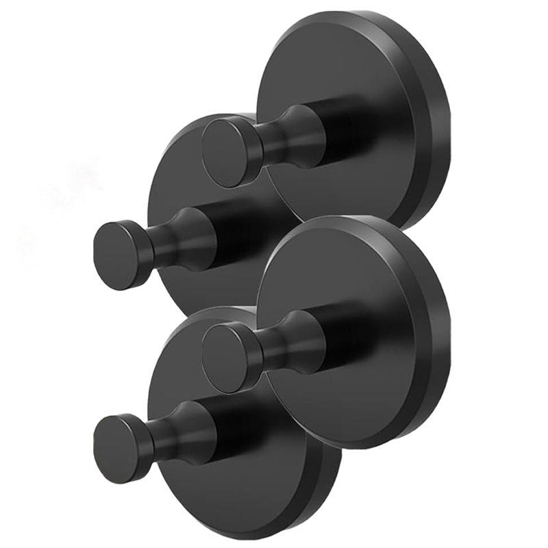 

Suction Cup Hooks No-Drill Hanger Holder Towel Hooks For Window Bathroom Mirrors Shower чорний