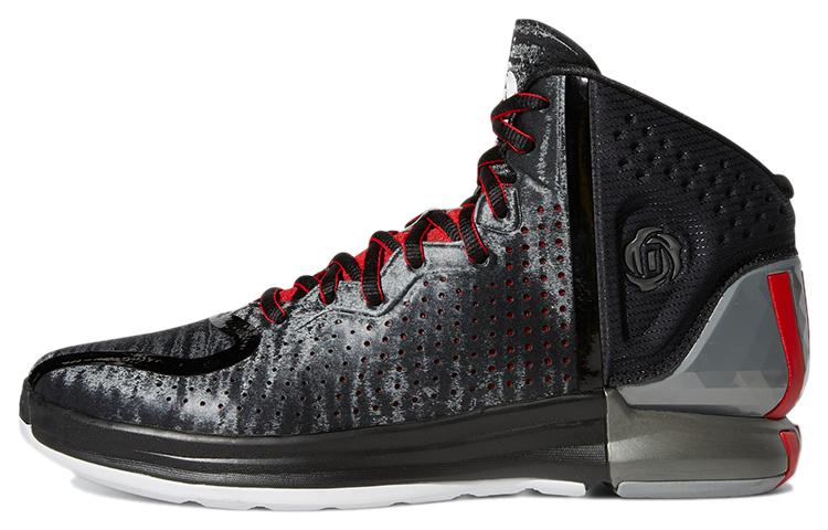 D Rose 4 Adidas Restomod  Black Scarlet  FX4066 40
