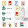 500Pcs/Roll Flower Stamps Kids Rewards Stickers - DIY Scrapbooks Album Decor Sealing Label Decals