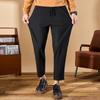 FAPAI Men's Straight-Leg Drawstring Waist Casual Pants