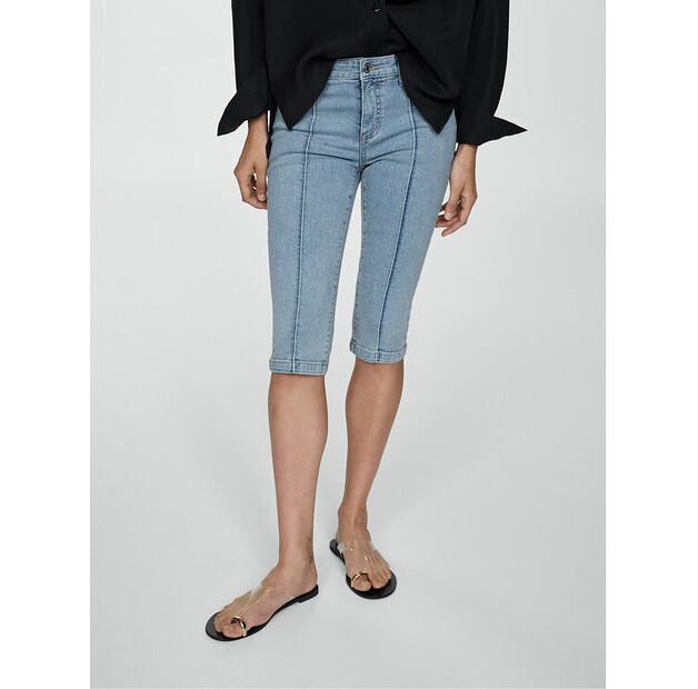 

Джинсы Mango Spodnie capri Lora 77020356 синий Skinny Fit 34