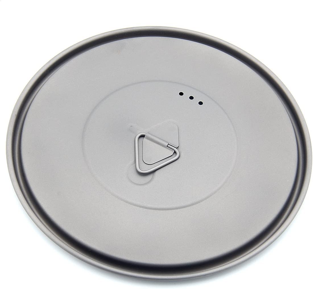 

TOAKS Lid Titanium Pot or Cup 80mm/95mm/115mm/130mm/145mm/170mm (130mm)