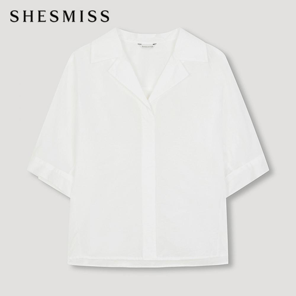 

She S miSS Raglan Open Collar blouSe Swwbln21040 Ow off-white/66