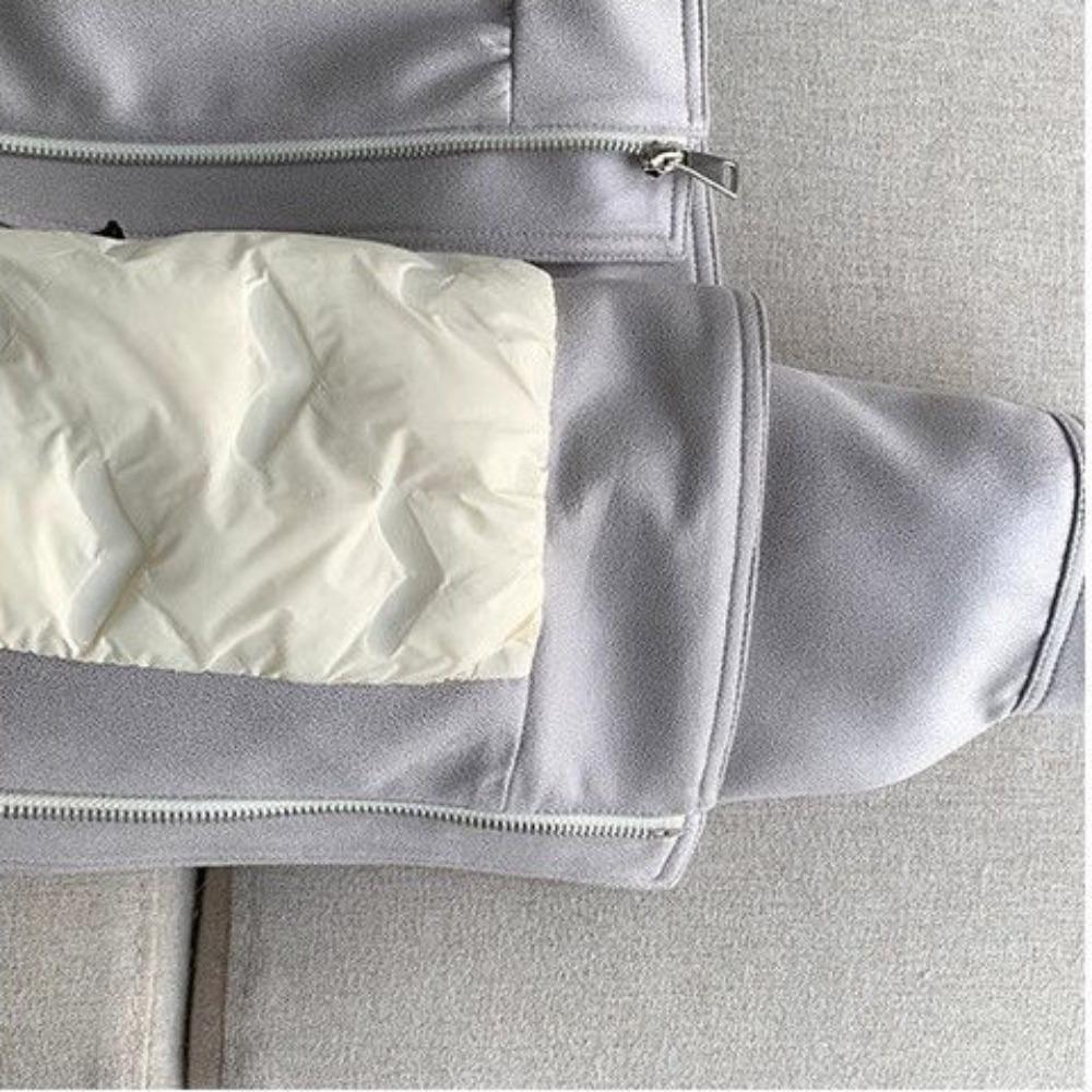 Winter Imitation Fuchs Pelz Kragen Pelz Jacke Wildleder Unten Baumwolle Liner Kurze Lokomotive Junge PU Lederjacke