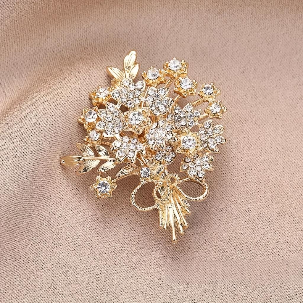 1pc Fashion Temperament Life Tree Pin, and Atmospheric Decorative Pin, Luxury Women's Fashion Accessories, Clothing Chest Flower Accessories