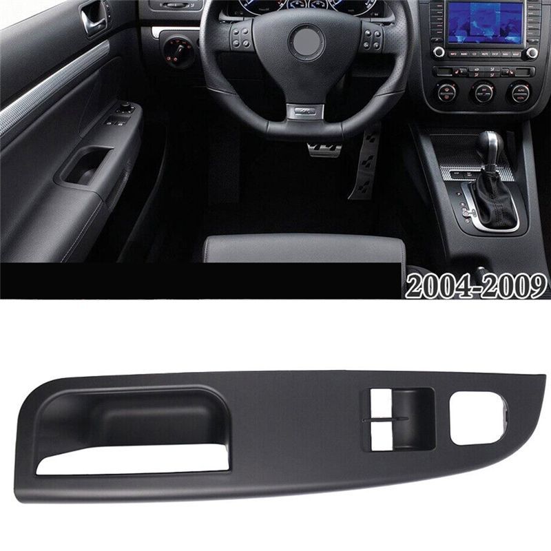 AA92-1 PCS LHD Front Door Window Switch Bezel Panel Replacement Parts For VW Golf & GTI 2004-2009 1K3868049B