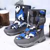 Kids' Waterproof Non-slip Winter Snow Boots with Warm Velvet Lining
