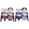 PVC Grandparents Figurines for Succulents, Cakes, and Car Ornaments