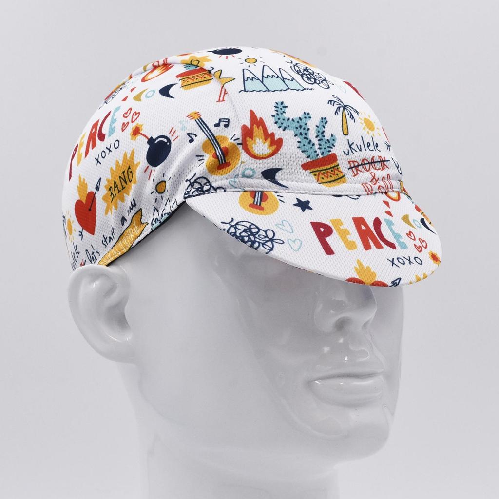 Outdoor Cycling Hat Sweat-absorbent Printed Sports Sun Hat Quick-drying Breathable Running Fitness Hat
