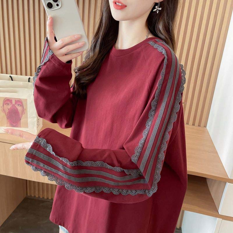 Sweatshirt for Women Autumn Winter Thickened Warm Stretchy Long Sleeve Oversize Tops