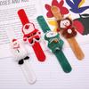 With Clap Circle Santa Wristband Snowman Elk Slap Bracelets  Kids Toys Present