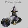 Meditating Witch Garden Bird Feeder Supplies Creative for Backyard Courtyard
