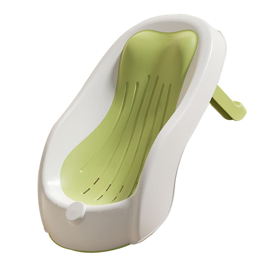 Baby Bath Support Non Slip Angle PP TPE Newborn Bathtub Seat for Home Travel