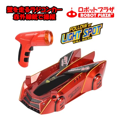 ROBOT PLAZA Wall-Climbing RC Car, Ninja Style, RC Car Toy for Kids, Wall-Climbing RC Car (Red)