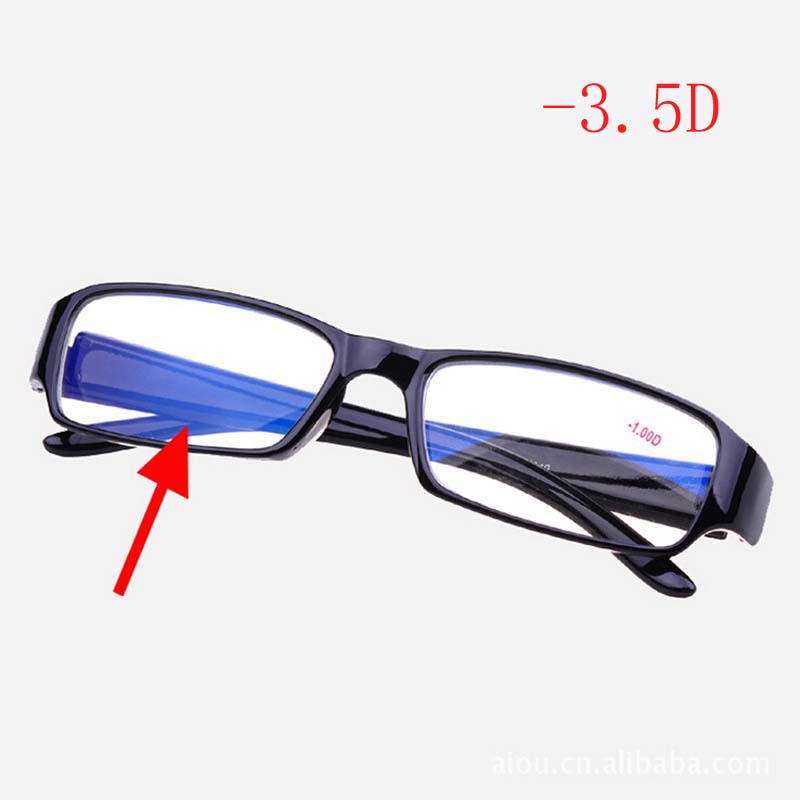 Fashion Mens Women Unisex Myopia Glasses Short Sight Eyewear With Blue Coated -1 -1.5 -2 -2.5 -3 -3.5 -4 -4.5 -5 -5.5 -6.0