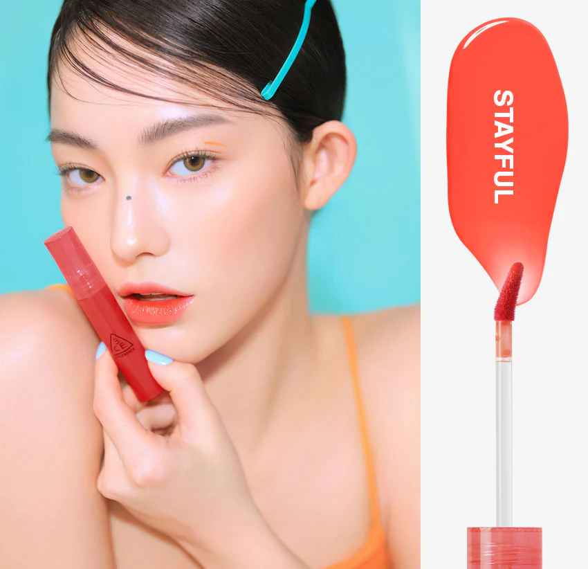 

3CE SYRUP LAYERING TINT, Стойкая стойкость, Макияж, Kbeauty, Корейская косметика, пробник #Stayful