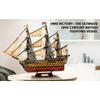 189pcs Royal Victory Sailing Ship 3D Paper Jigsaw Puzzle - Creative Home Decor Model Ornament, Wooden Craft Kit for Halloween