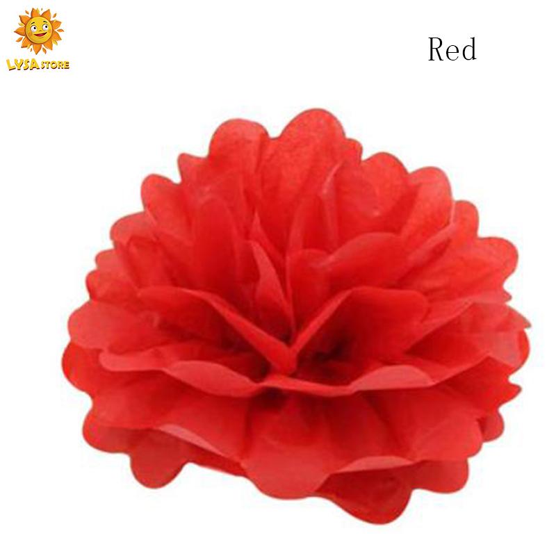 10inch 25cm European And American Party  Decorative Paper Flower Ball Handmade Garland For Wedding Dress Up Birthday Gathering