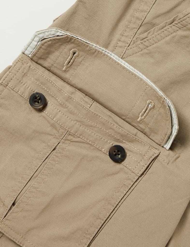 Amazon Essentials Men's Lightweight Stretch Ripstop Cargo Shorts, Khaki Brown, Size W36