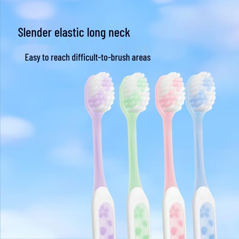 Saky Gentle Care Soft Toothbrush for Sensitive Gums, 2-Pack