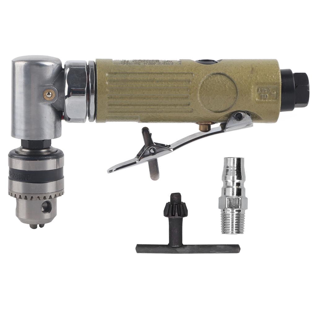 90 Degrees Elbow Air Drill Pneumatic Powerful Angle Drilling Machine Tapping Machine