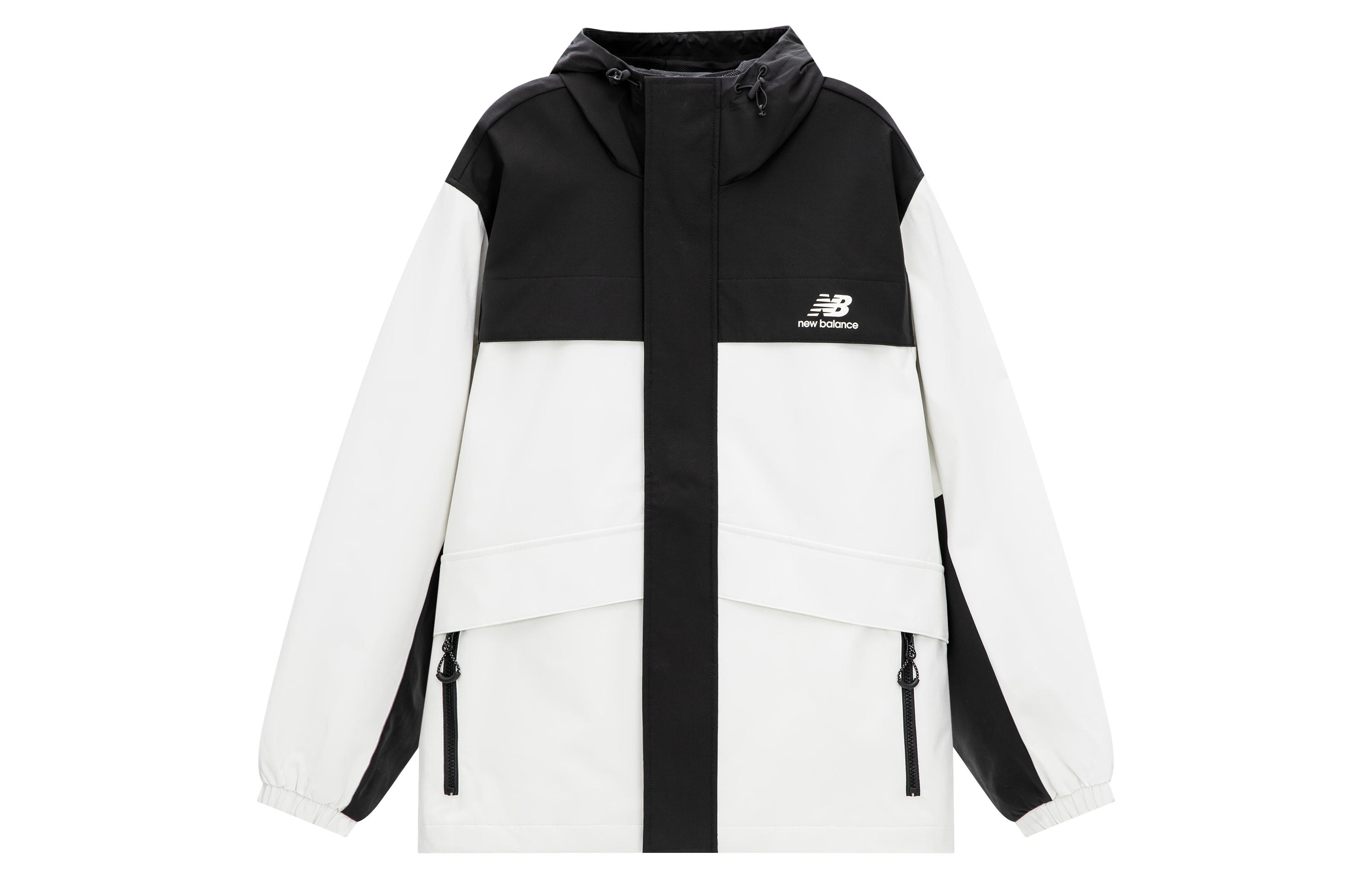 New Balance SDS Jackets Men s Black/White Hooded Moderate Other AMJ33359-CIC L