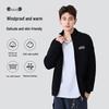 Baleno Men's Thick Stand-up Collar Cardigan Sweater