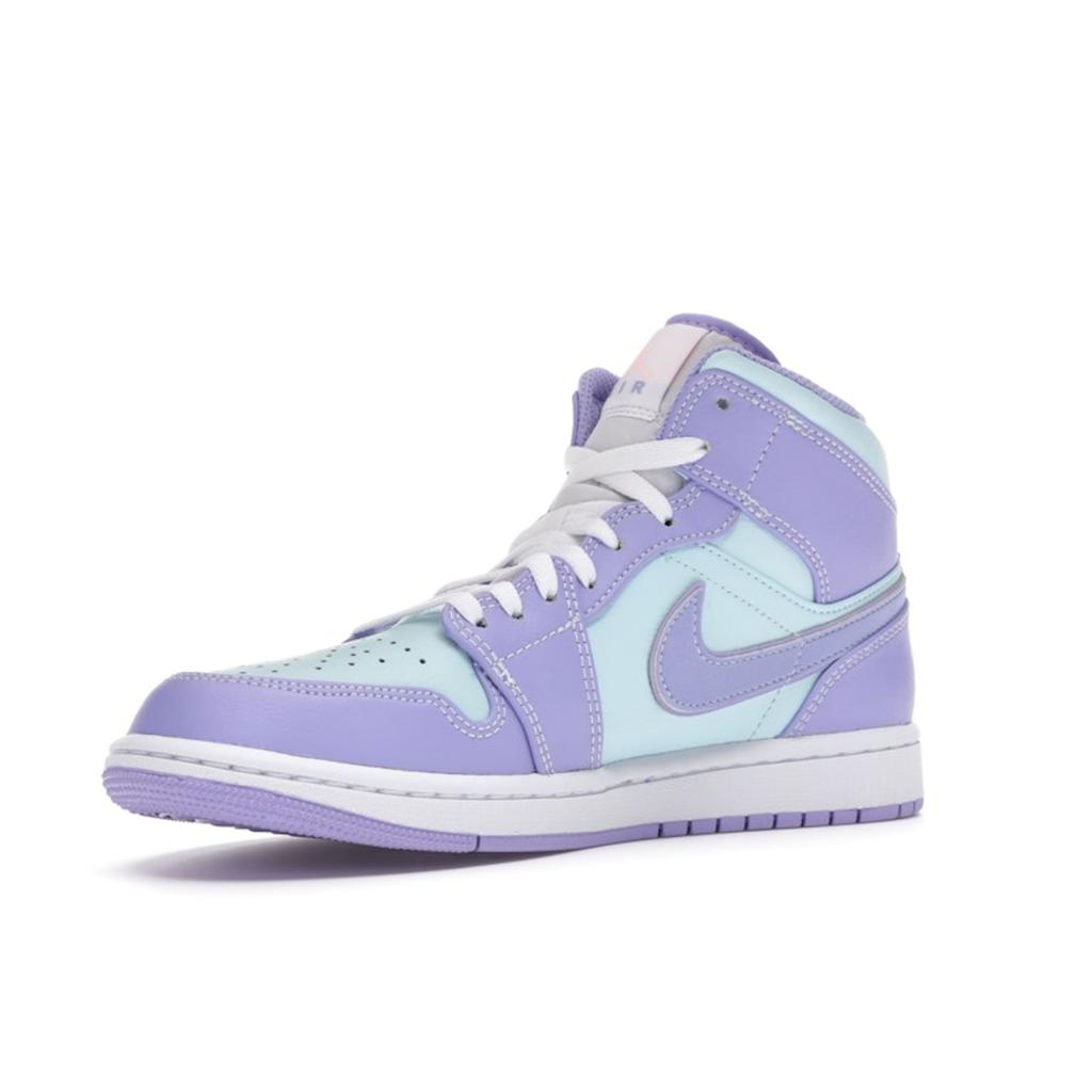 Air Jordan 1 Mid Purple Pulse Men Sneakers Arctic-Punch Glacier-Blue 554724-500