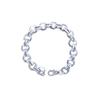 Magazin Gleicher Buchstabe Punk-Stil Retro Ring Kreis Armband Herren- und Damen-Trendiges Armband