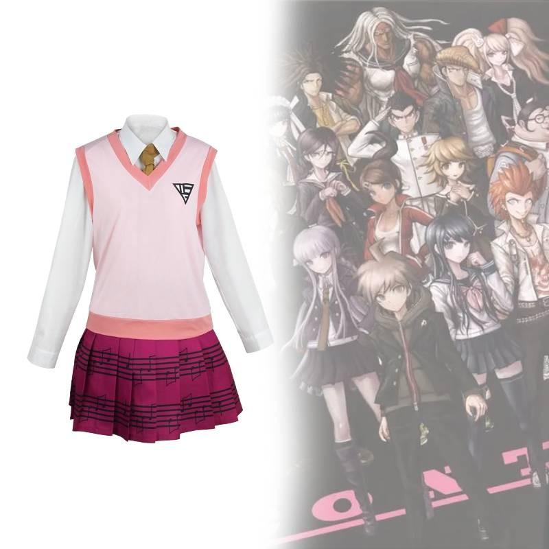 Danganronpa V3 Cosplay Costume For Women With Cotton Fabric For Anime Role Play