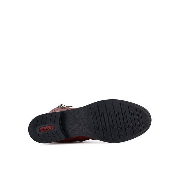 Rieker 72212-35 Red Ankle Boots