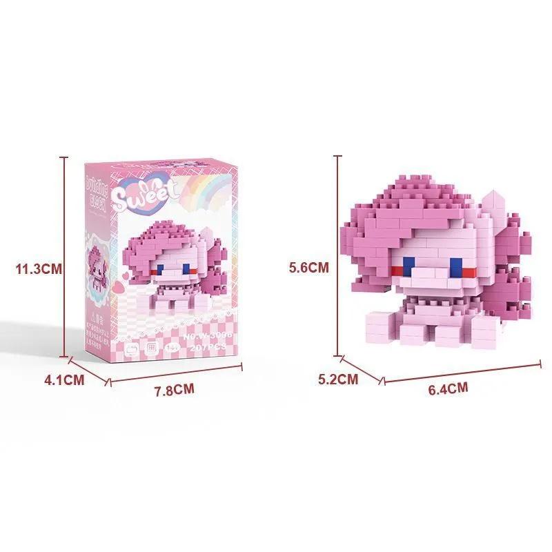 Cartoon Doll Building Compatible With  Particles Puzzle Assembly Ornaments