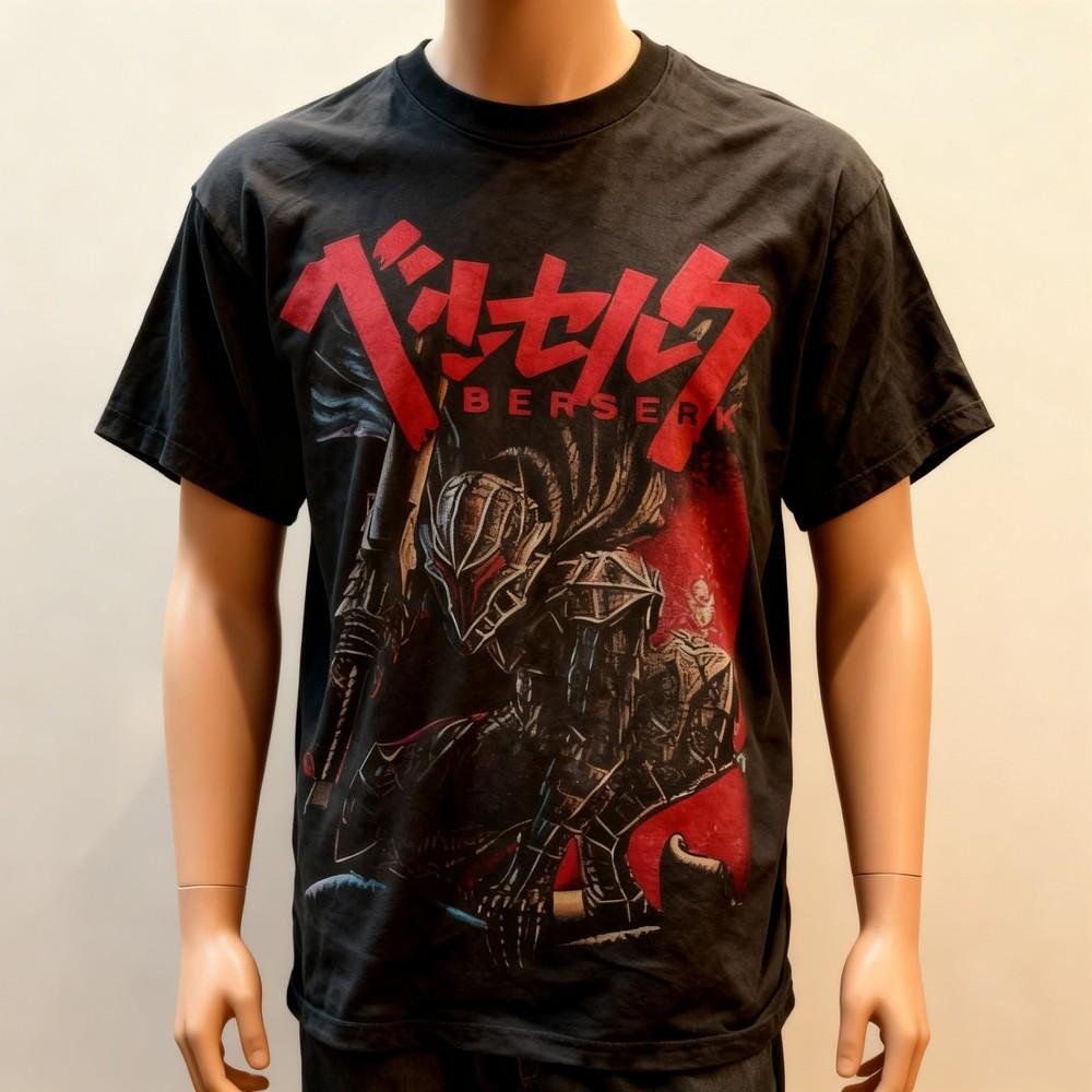 Berserk Vintage 90039s Style Anime Shirt Berserk Anime Manga Tshirt Unisex T-Shirt S