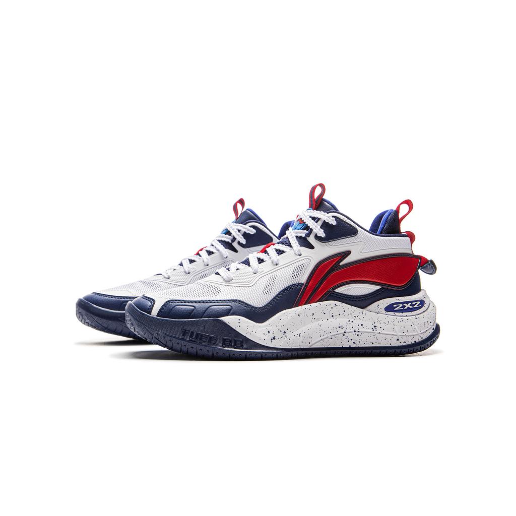 Li Ning Territory V2 Comfortable Fashion Trendy Versatile Breathable Shockproof Height Increasing Low Top Basketball Shoes Women sneaker YKBV040-1