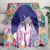 Unicorn Fantasy Blanket Soft Comfortable All Seasons Perfect Sofa Office Nap Travel Birthday Gift Christmas Present